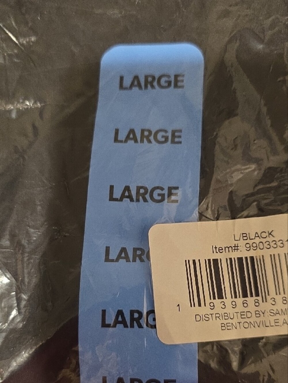 Member's Mark Men's Black Soft Jogger Pants - Large - Picture 3 of 5
